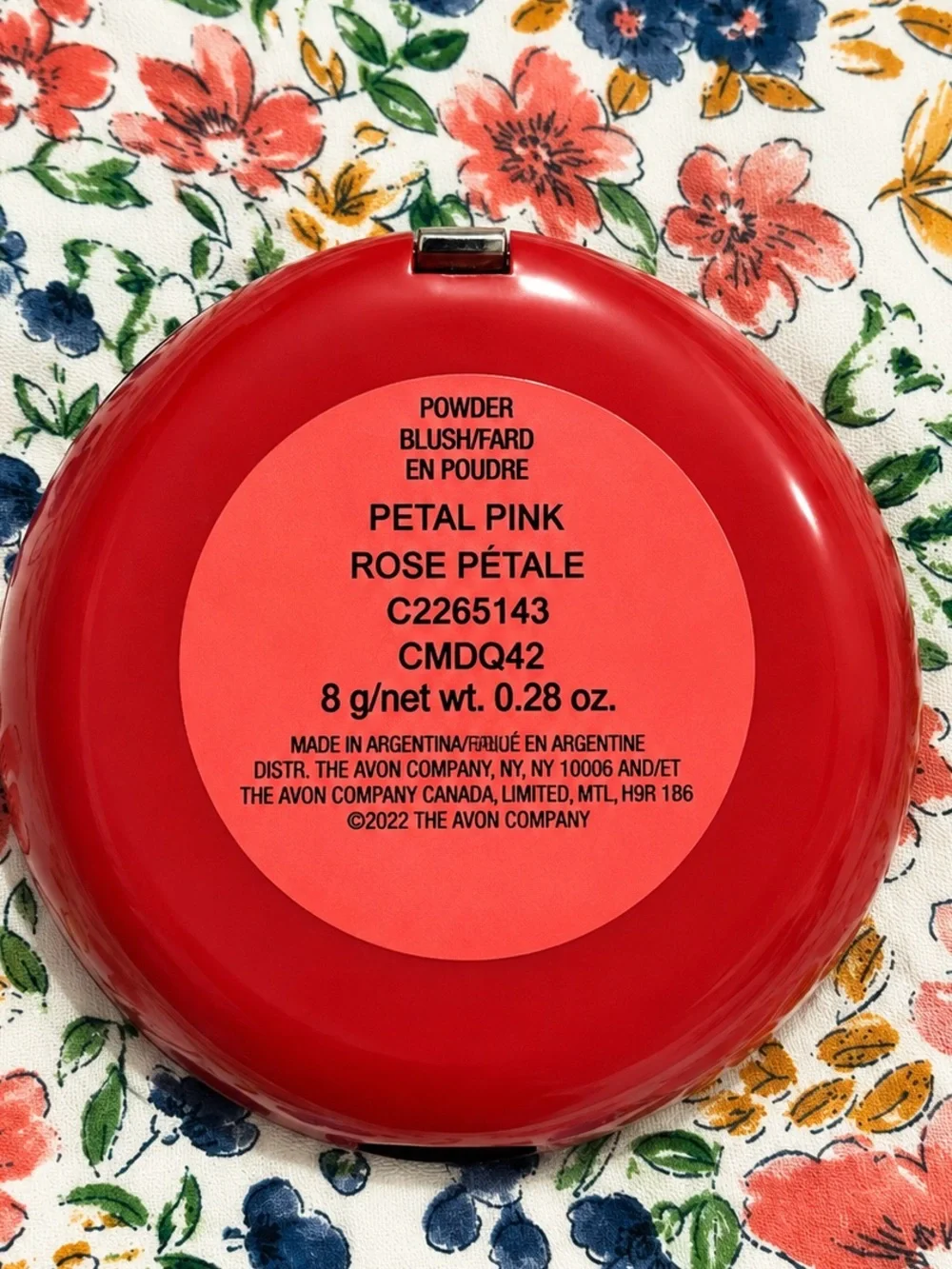 fmg Glimmer Powder Blush color petal pink